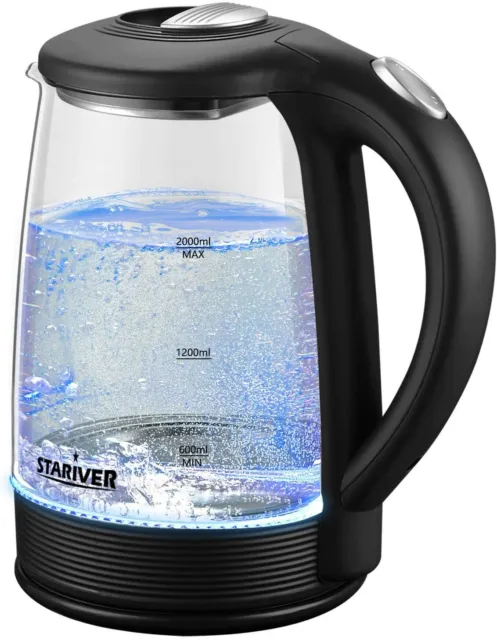 Hervidor de agua electrico para hervir agua rapido cafetera tetera cafe te  1.7lt
