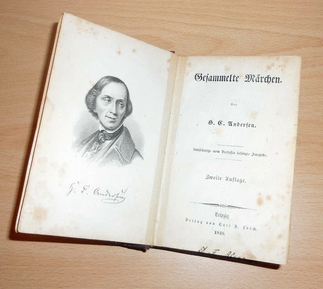 Gesammelte Märchen - Andersen, H(ans) C(hristian) Leipzig, Carl B. Lorck 1848