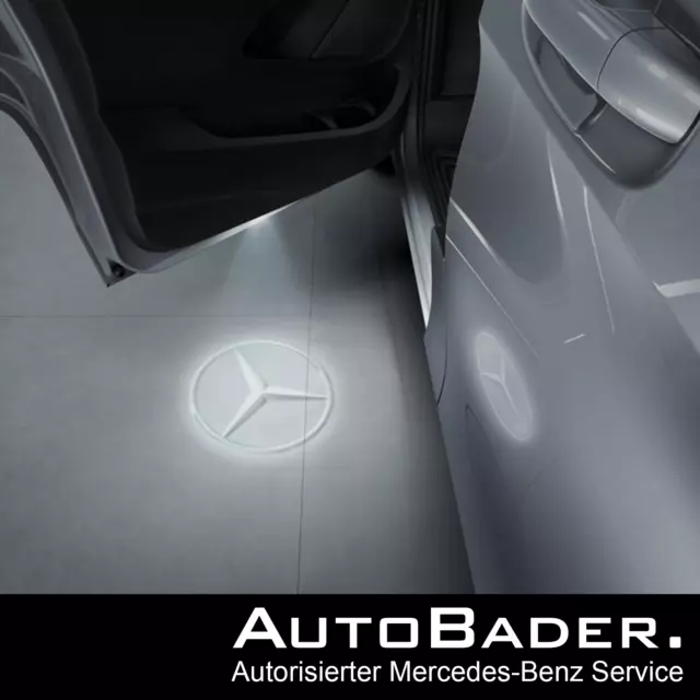 2pcs Auto Nachrüstung Laserprojektor Türleuchten für Mercedes-Benz