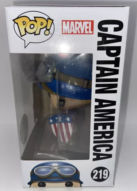 Funko Pop Wwii Captain America Steve Rogers 219 Authentic Exclusive Eccc 2017 2