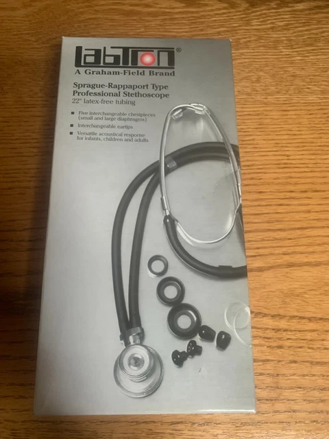 Graham Fields Sprague Rappaport Type Professional Stethoscope Labtron EXCELLENT