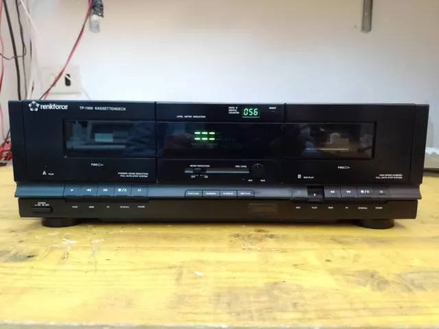RENKFORCE TP 1000 doppio  registratore a cassette testato e funzionante