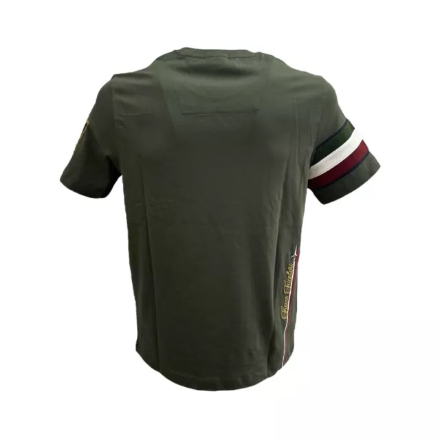 T-Shirt Aeronautica Militare TS2230 Tshirt Vert Pilote Flèches Tricolor Pe 2