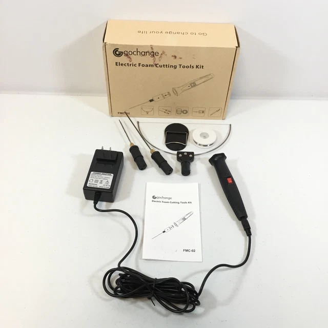 Kit de herramientas de corte de espuma eléctrica pulida negra GoChange FMC-02 usado