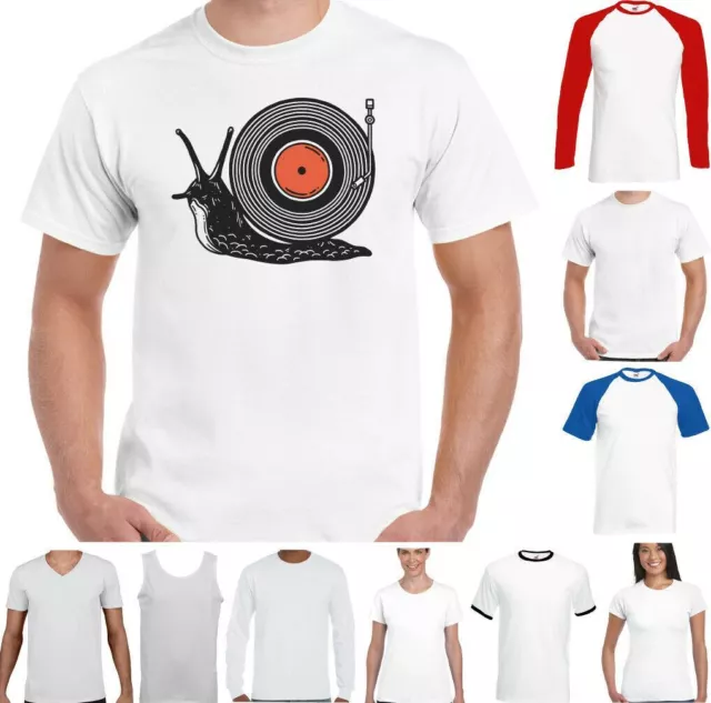 Dj Slug Vinile Divertente Djing Ponti Disco Player Technics Danza Musica