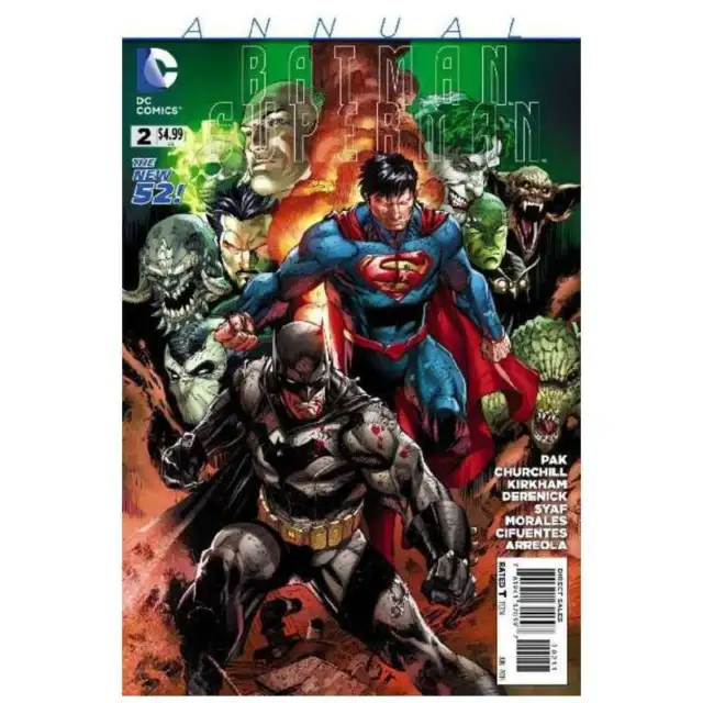 Batman/Superman (2013 series) Annual #2 in Near Mint condition. DC comics [n