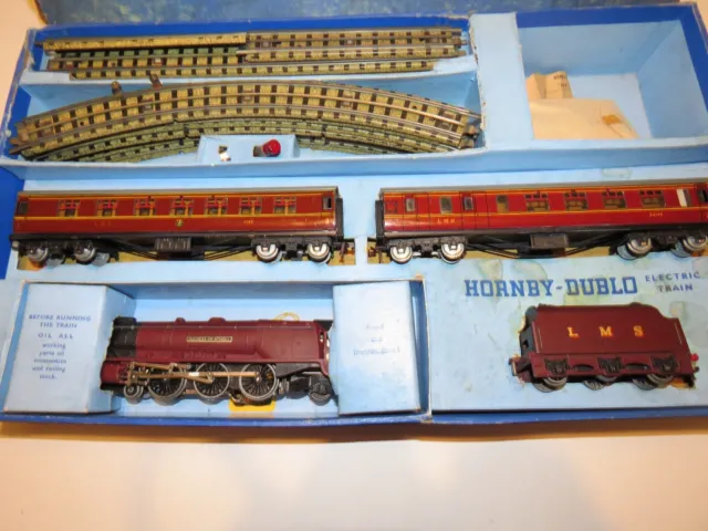 Vintage Hornby Edp 2 Dublo Train Set, 3 Line
