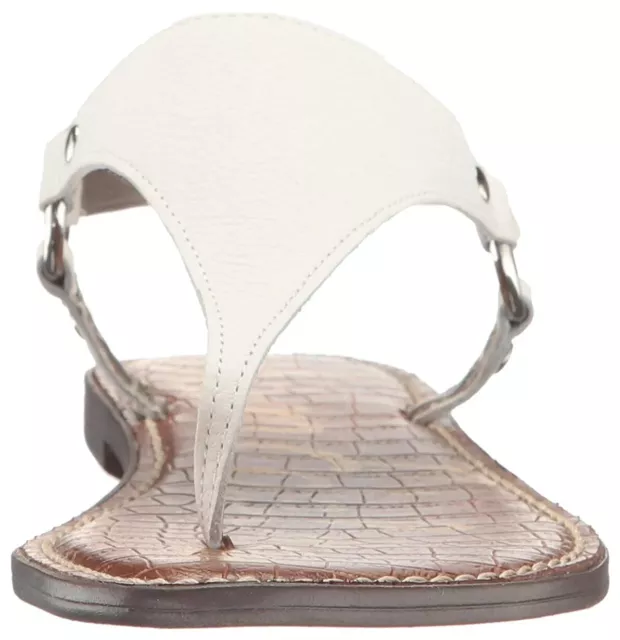Sam Edelman Womens White Greta Flip Flop Thong Sandals Shoes Sz US 6 WIDE EU 36 2