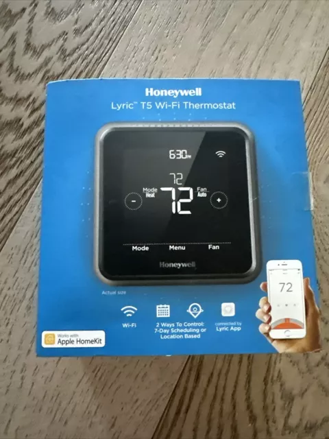 NEW Honeywell Lyric T5 Thermostat RCHT8610WF2006 Wi-Fi Amazon Alexa Open Box