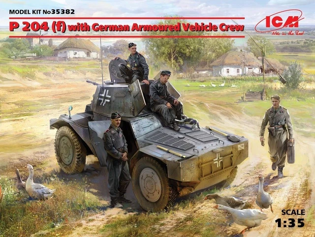 ICM 1:35 35382 P 204(f)with German Armoured VehicleCrew - NEU EUR 38,69 ...