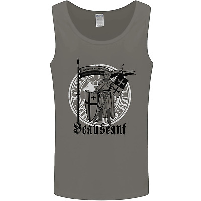 Knights Templar Beauseant St Georges Day Mens Vest Tank Top