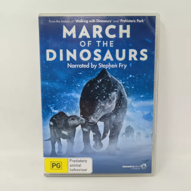 March Of The Dinosaurs - Stephen Fry - Region ALL DVD March Of The Dinosaurs - Stephen Fry - Region ALL DVD