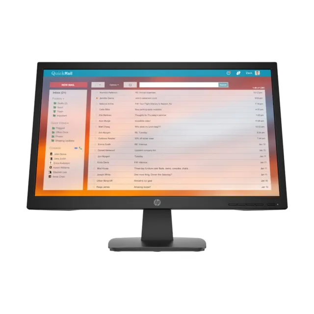 HP P22v G4 Office Monitor - 54,61 cm (21.5 Zoll), Full-HD, HDMI+VGA