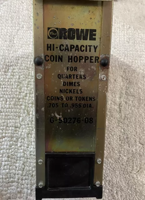 Rowe Hi Capacity Coin Hopper For Bc 1200 (6-50276-08) “Sold As Is No Returns”