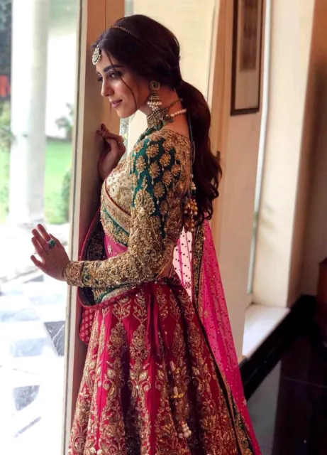 Indian Pakistani Bridal Lehenga Choli Wedding Party Fancy Designer Lengha Dress