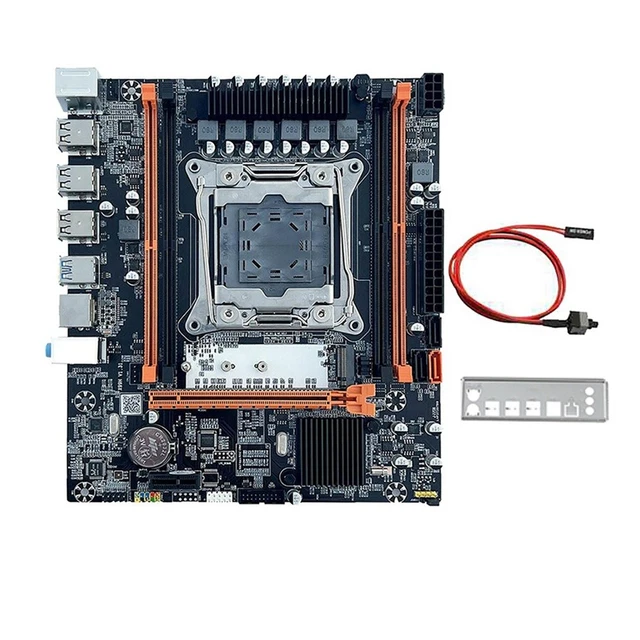 X99H DESKTOP MOTHERBOARD+ Cable B85 LGA2011-3 4X DDR4 REG ECC Slots M ...