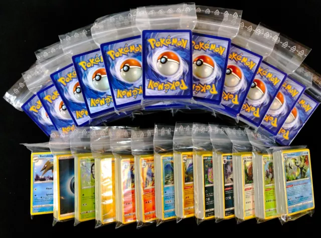 100 Pokemon Karten ● inkl. Reverse, Holo, Stern ● Sammlung ● Original ● Deutsch
