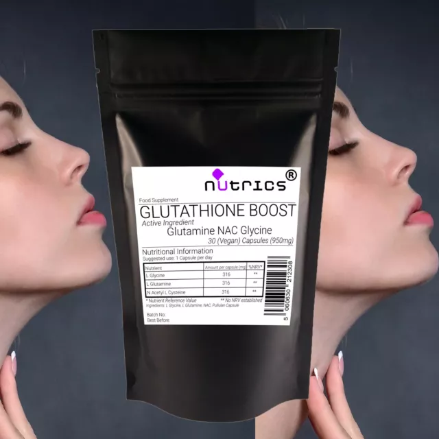 Glutathion Boost NAC Glutamin Glycin 950 mg Hautaufhellung V Kapseln kaufen 2Get3