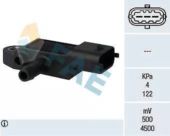 FAE (16104) Differenzdrucksensor, Abgassensor für FIAT FORD OPEL SAAB SUZUKI