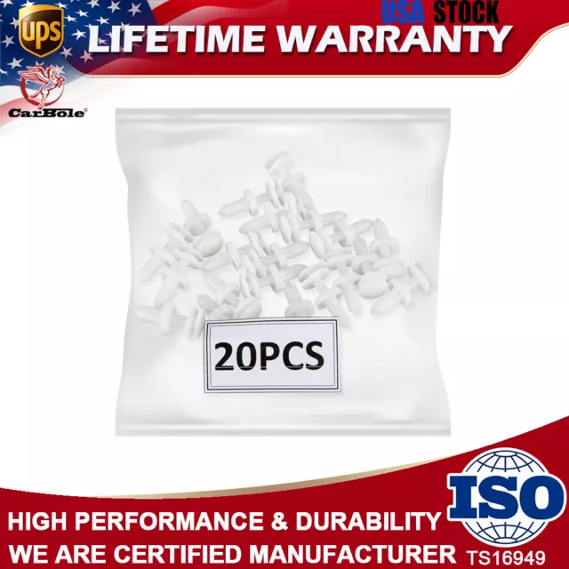 20PCS 15960325 Fits GMC & Chevrolet Chevy Car Door Panel Retainer Clips Rivet US