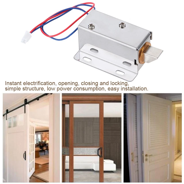 DC 12 V Mini Serratura Elettromagnetica Assemblaggio Hardware per Finestra Porta JY