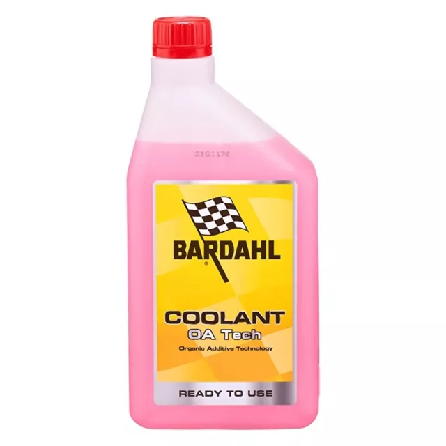 Liquido Radiatore Antigelo Rosso Bardahl Oa Tech Moto Auto Scooter Quad  1 Litro