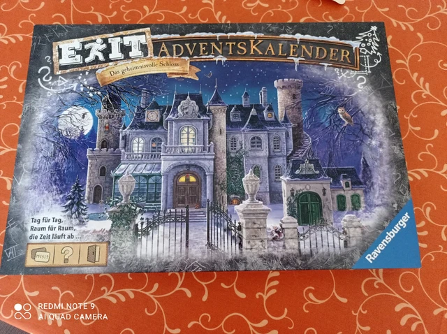 Ravensburger EXIT Adventskalender Das geheimnisvolle Schloss - Art. Nr.  18491 -