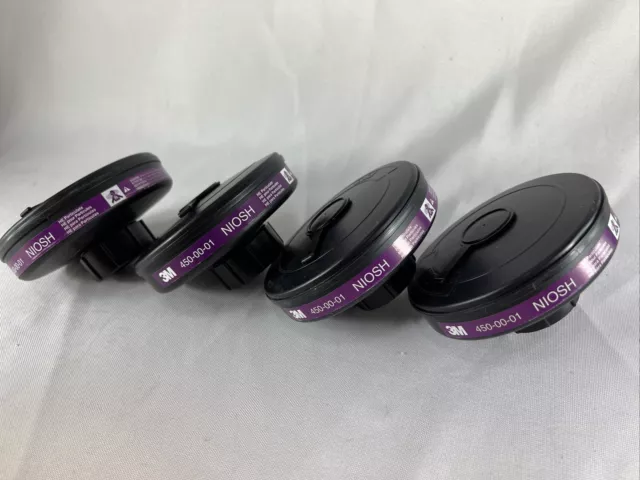 3M NIOSH 450-00-01 Filter Replacement Cartridge - 4 Pack New  for PAPR