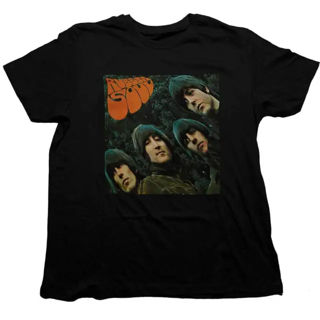 The Beatles Rubber Soul Album Cover officiel T-shirt Hommes unisexe