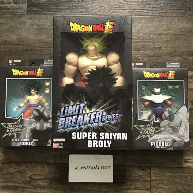 Bandai Namco Dragon Ball Super Stars Series PICCOLO / ULTRA GOKU /SAIYAN BROLY