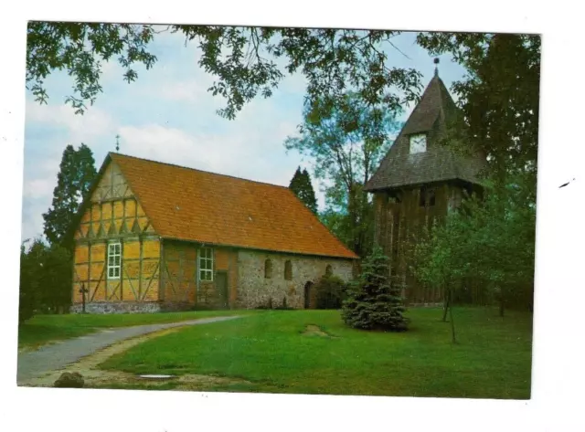 AK von Undeloh, Lüneburger Heide, Magdalenen Kirche
