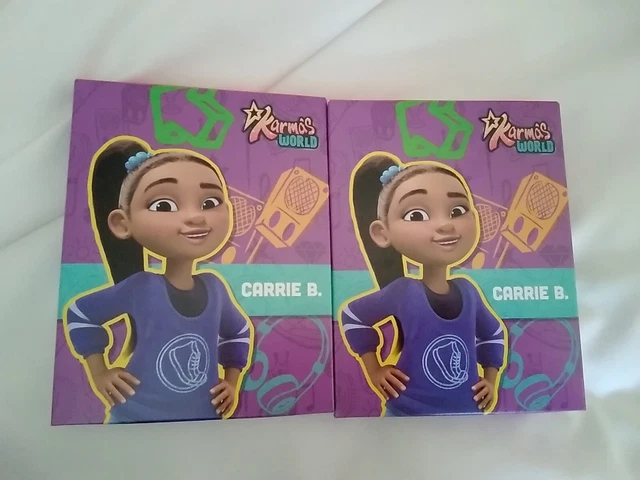 McDONALDS GLÜCKLICHES MEAL SPIELZEUG - KARMA'S WORLD - CARRIE B (2023) NEU & VERPACKT x2