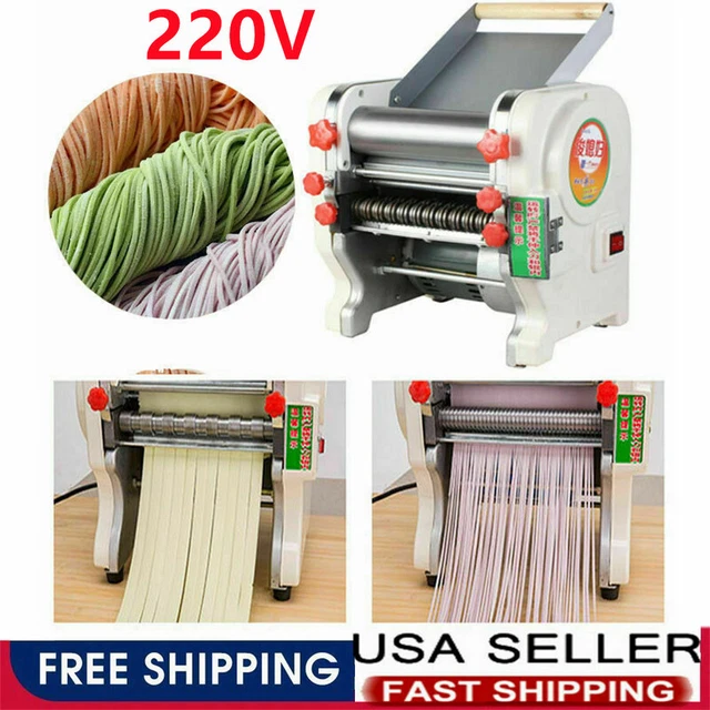 220V Electric Noodle Pasta Press Maker Machine Dumpling Skin For Home Commercial