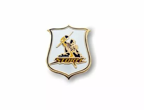 333320 Melbourne Storm Nrl Team Heritage Logo Lapel Hat Tie Pin Badge