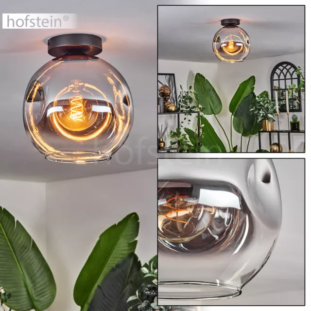 Wohn Ess Schlaf Zimmer Beleuchtung Decken Leuchte Kugel Lampe Chrom Klar modern