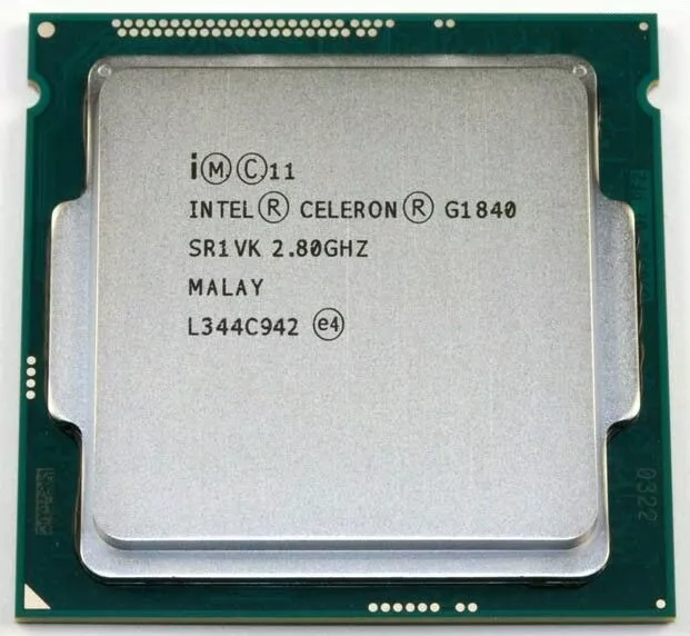 Intel Celeron Dual Core G1840 2.80GHz Socket LGA1150 Processor CPU (SR1KV)