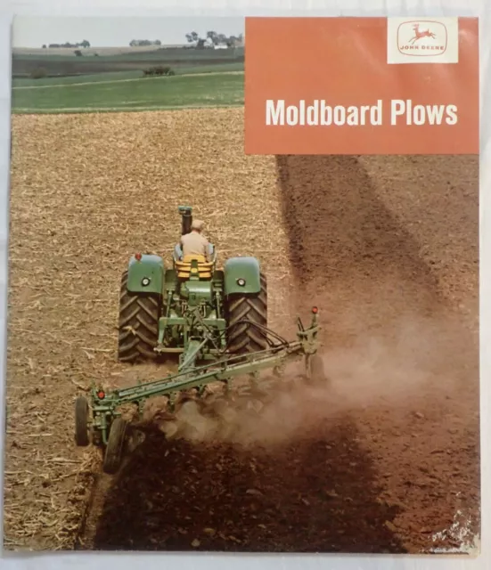 Vintage 1965 John Deere Advertising Brochure Moldboard Plows