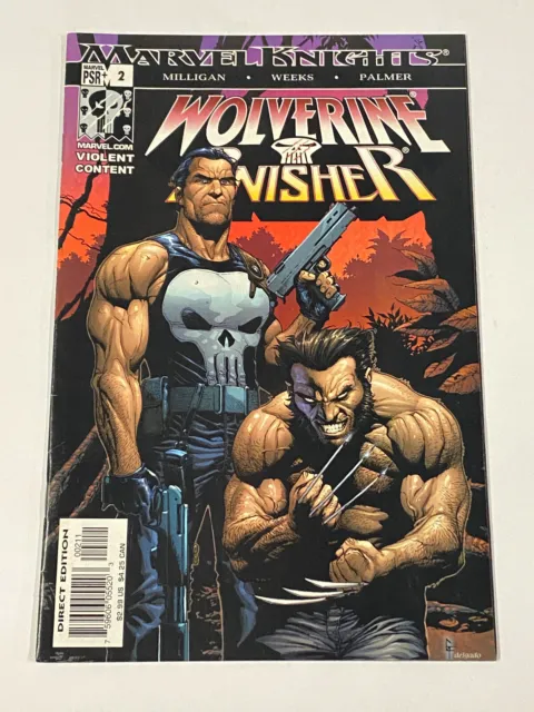 Wolverine/Punisher #2 - Marvel Knights 2004 Direct - FN/VF!