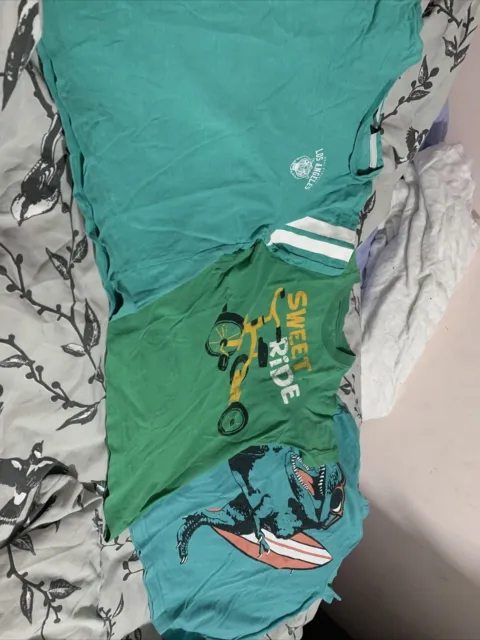 Boys Green Shirt Bundle 6-7 Years Old