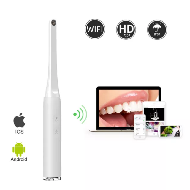 6 LED HD Dental Wireless Intraoral Camera WIFI Oral Endoscope for Android iPhone