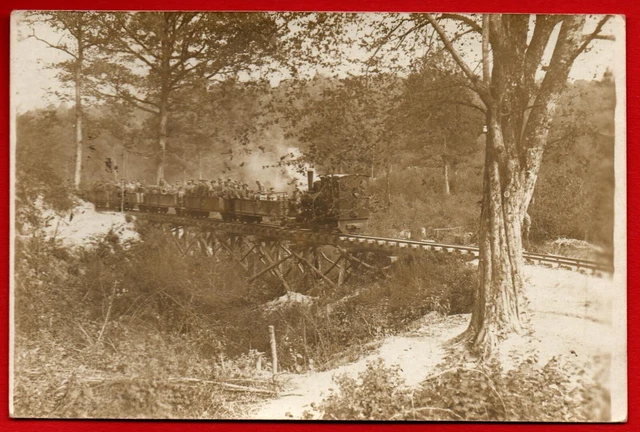 Feldbahn Look Zug mit Waggons mit Soldaten Argonnen ?Frankreich