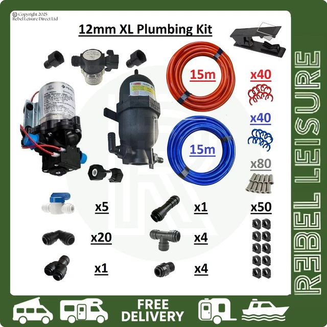 Pompe à Eau Douce SHURFLO AQUAKING2 P4 12V – Fiable Pour Bateau Et Caravane
