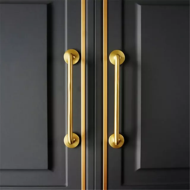 2.5" 3.78''5" 6.3" 8.8" 12.6"Solid Brass Dresser Drawer knob Cabinet Pull Handle