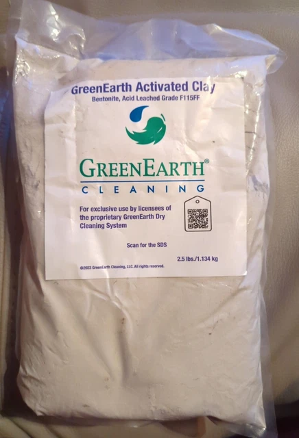 Green Earth Cleaning activated bentonite acid leached 2.5lb f115ff dry cleaning