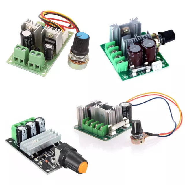 3/10/15A DC 6V-28V/6-90V/12V-36V/12V-40V PWM Adjuster Speed Control Switch ATF