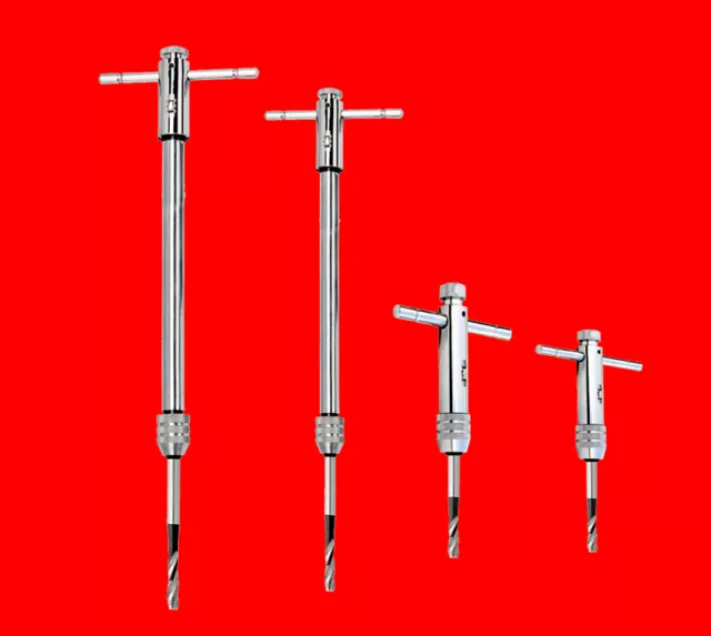 4 x Profi Gewindebohrer Werkzeughalter Gewinde Ratsche Windeisen M3 - M12 BGS