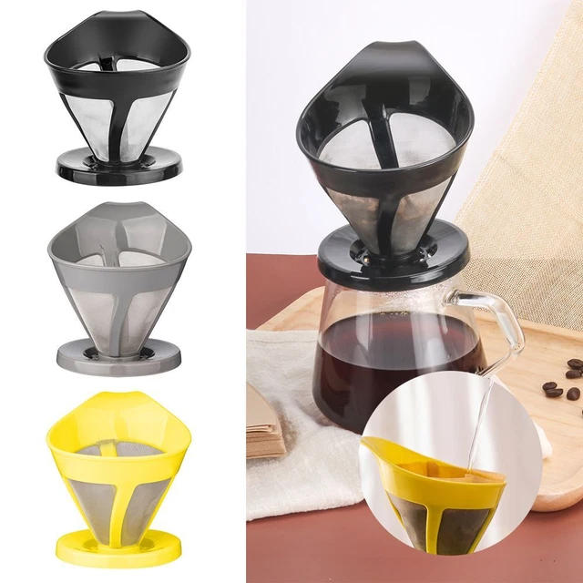 le dripper de café Filtre à café Cafetière réutilisable Goutte à goutte lente