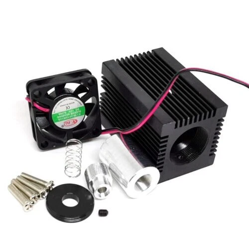 33x50mm Metal Housing Host 5.6mm Laser Diode Heatsink w 650nm /450nm Glass Lens
