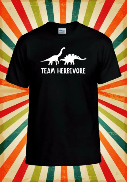 Team Herbivore Vegan Dinosaur Funny Men Women Vest Tank Top Unisex T Shirt 2422