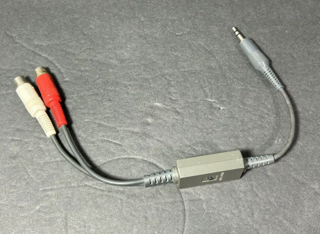 RadioShack VJPS0069 Male to Dual RCA Female Left/Right Cable Stereo Mono Switch